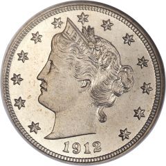 5 Cents `Liberty Nickel` with `CENTS`