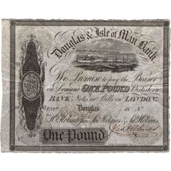1 Pound Douglas and Isle of Man Bank - Holmes