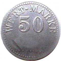 50 Pfennig Wert-Marke
