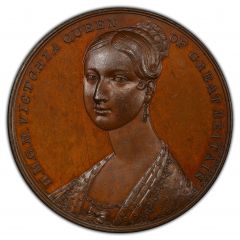 Medal - Victoria Coronation, T. Halliday, bronze