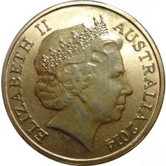 1 Dollar - Elizabeth II 4th Portrait - Bright Bug Series - Stag Beetle