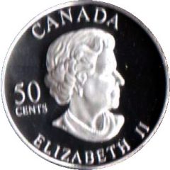 50 Cents - Elizabeth II Tiger Swallowtail