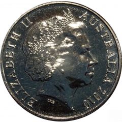 20 Cents - Elizabeth II 4th Portrait - Burke and Wills