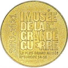 Jeton touristique - Monnaie de Paris - Meaux - Musée de la Grande Guerre