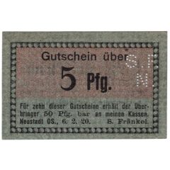 5 Pfennig S. Fränkel