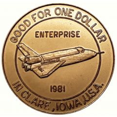 1 Irish Dollar - Enterprise Clare, Iowa