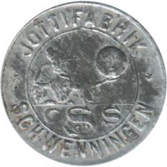 1 Prämienmarke - Schwenningen Jottifabrik