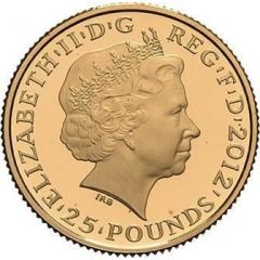 25 Pounds - Elizabeth II Vulcan - Fortius, Gold Proof