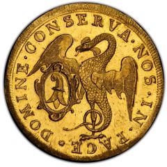 4 Ducats Gold pattern strike