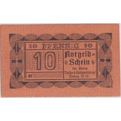 10 Pfennig Tietze and Seidensticker