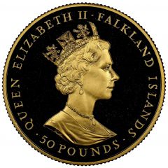 50 Pounds - Elizabeth II 100th Anniversary of Defense