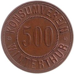 500 Rappen - Konsumverein Winterthur