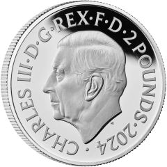 2 Pounds - Charles III Paul McCartney, Silver Proof