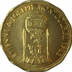 Shell Token - Man in Flight #03 - Etienne and Joseph Montgolfier, 1783