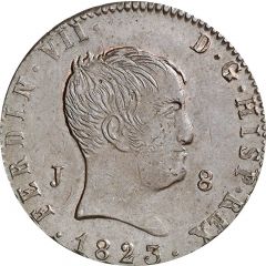 8 Maravedis - Fernando VII 3rd portrait
