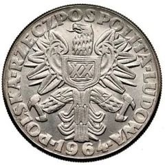 10 Zlotys 20th Anniversary of People`s Republic of Poland,Trial Strike Ni