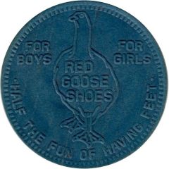 1 Dollar - Red Goose Shoes Large Lettering