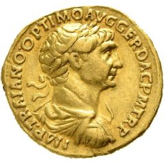 Aureus - Trajan COS VI P P S P Q R, Jupiter