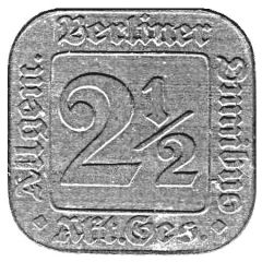 2 1/2 Pfennig - Berlin ABO A. G.