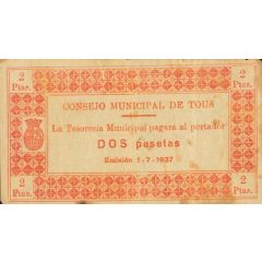 2 Pesetas Tous