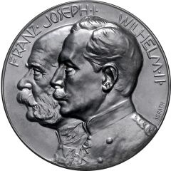 Brotherhood in arms between Germany and Austria - Emperor Wilhelm II and Emperor Franz Josef I