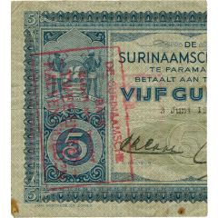 2 1/2 Gulden Provisional Issue