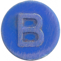 Beer Token - B blau