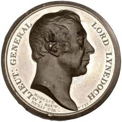 Medal - George III Siege of San Sebastián, white metal