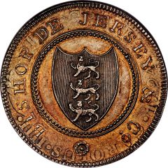 5 Shillings Bishop, de Jersey and Co.
