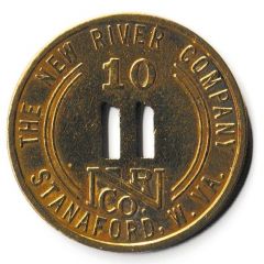 10 Cents - The New River Company Stanaford, West Virginia