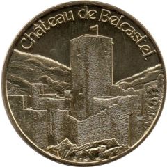 Jeton touristique - Monnaie de Paris - Château de Belcastel