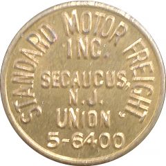 Token - Standard Motor Freight Inc. Secaucus, New Jersey and Pittsburgh, Pennsylvania
