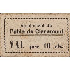 10 Céntimos Pobla de Claramunt