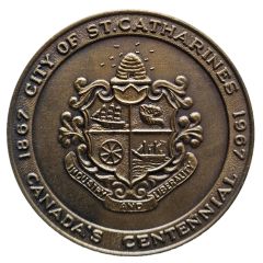 Medal - Canada's Centennial St. Catharines, Ontario