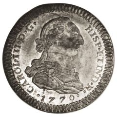 2 Reales - Charles III Obverse Trial