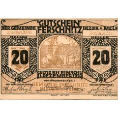 20 Heller Ferschnitz