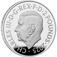 2 Pounds - Charles III Queen`s Panther, Silver Proof