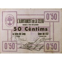 50 Céntimos La Selva del Camp