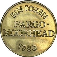Bus Token - Fargo-Moorhead Fargo, North Dakota