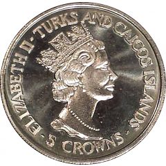 5 Crowns - Elizabeth II 40th Anniversary of Coronation