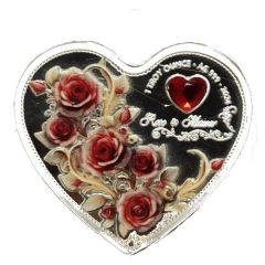 Bullion - Rose Heart Proof Coloured