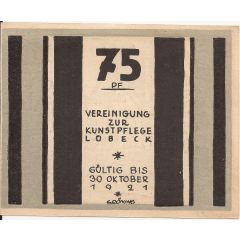 75 Pfennig Vereinigung zur Kunstpflege