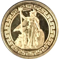 1 Gram Silver Trade Dollar Pattern