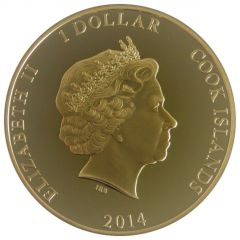 1 Dollar - Elizabeth II Velociraptor