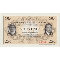 25 Cents - Souvenir of North Battleford Saskatchewan