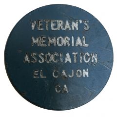Veteran`s Memorial Association Soda Token El Cajon California