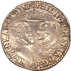 1 Shilling - Philip and Mary