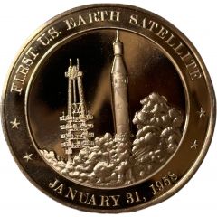 Medal - History of the United States First U.S. Earth Satellite