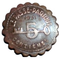 5 Centimes - prime publicitaire