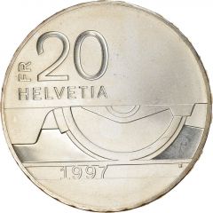 20 Francs Swiss railways